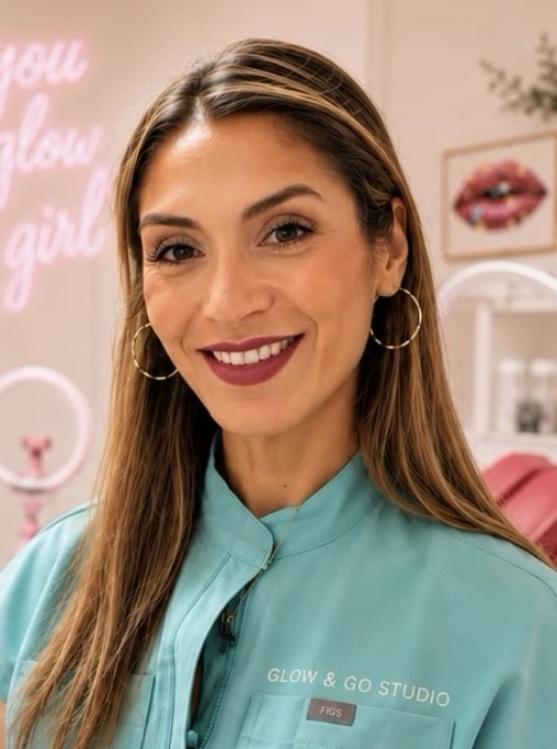 Melanie, injector and owner of Glow & Go Studio.